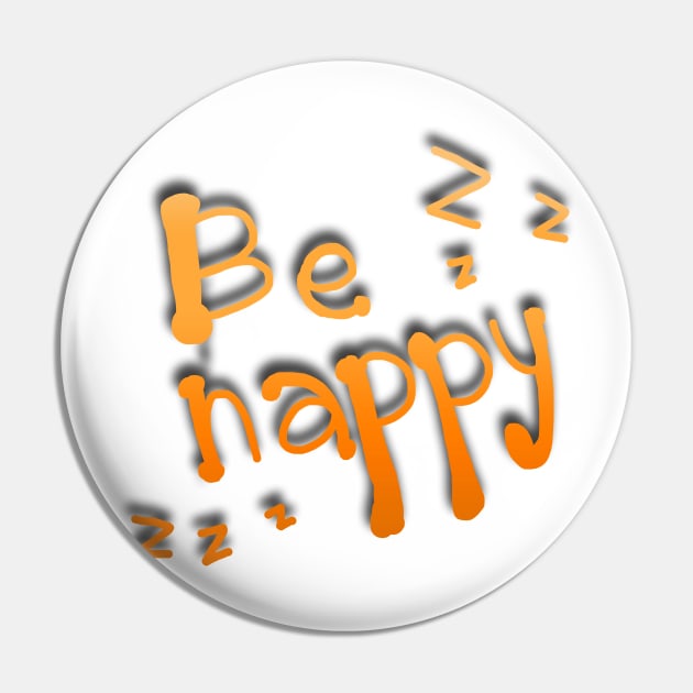 Be Nappy Pin by Absurdum