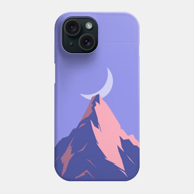 Dreamy Mountaintop Illustration Phone Case by lisousisa
