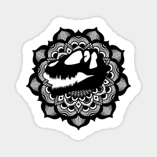 Mandala T Rex Magnet