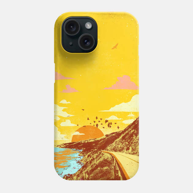 SUMMER HIGHWAY Phone Case by Showdeer