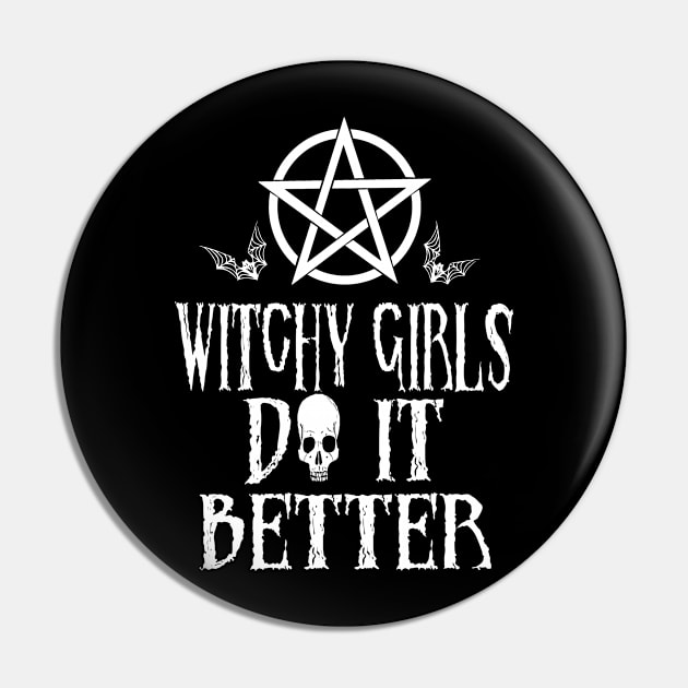 Witchy Girls Pin by CreatingChaos