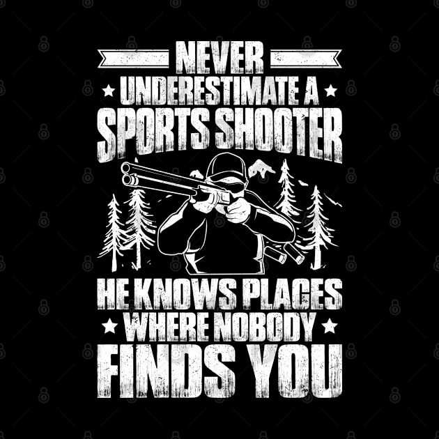 Sports Shooter Shooting Sports Sharpshooter Gift by Krautshirts