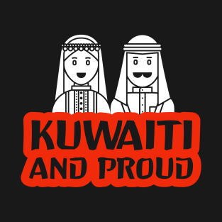 Kuwaiti and proud| kuwait national day T-Shirt