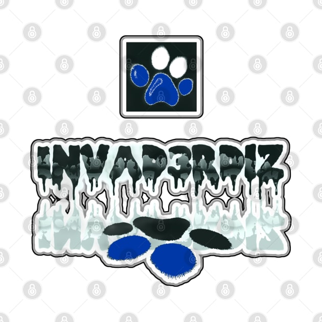 Invader Blue Paws by Invad3rDiz