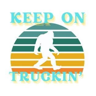 Keep On Truckin T Shirts For Men | Truck Driver Shirt T-Shirt