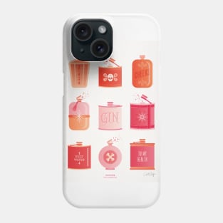 flasks pink Phone Case