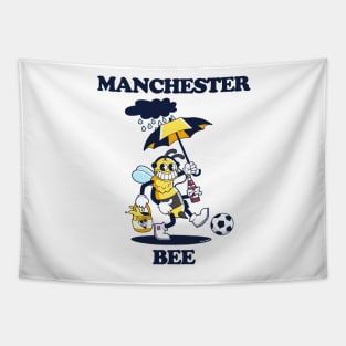 Manchester Bee (1930s rubberhose cartoon character style) Tapestry