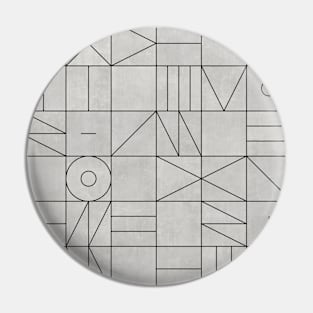 My Favorite Geometric Patterns No.3 - Grey Pin