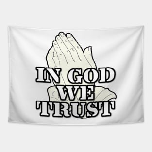 in god we trust Tapestry