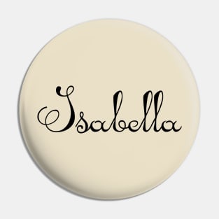 Pick your name. Isabella Pin