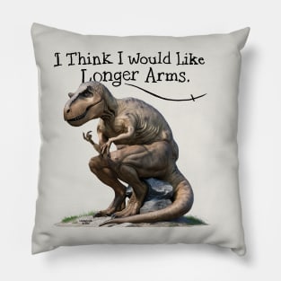 The T-Rex Thinker Pillow