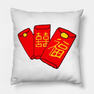 Red Envelopes (Chinese New Year) Pillow