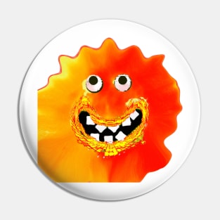 Cute Monsters Goofy Smile Meme Pin