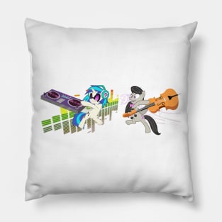 Battle Of The Music Genres Pillow