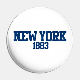 New York 1883 Pin