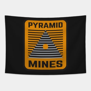 Pyramid Mines Badge Tapestry