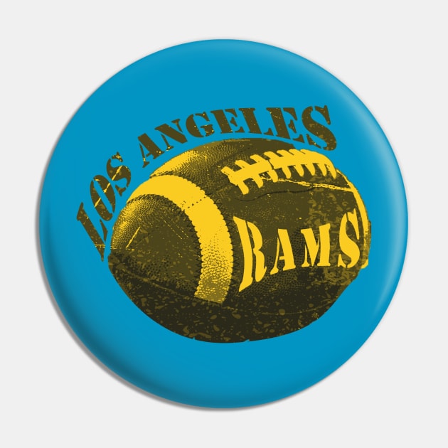 Retro Clasic Style Los Angeles Rams T Shirt Pin by callejon