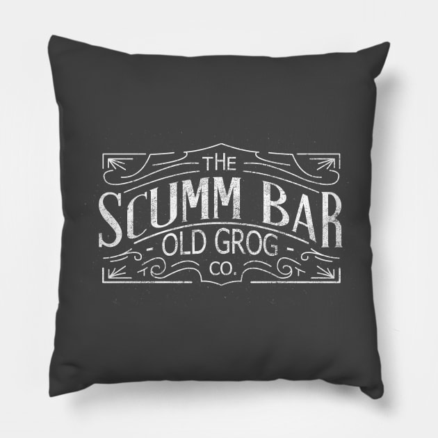 The Scumm bar Pillow by Cromanart