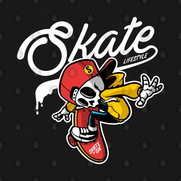 Skull Cartoon by Unestore