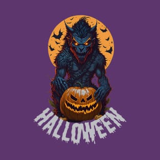 Werewolf Pumpkin T-Shirt