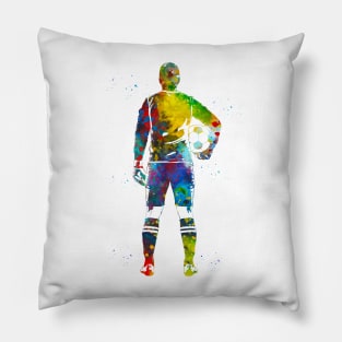 Soccer Player Goalkeeper Pillow