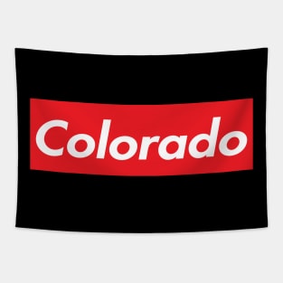 COLORADO SUPER USA LOGO Tapestry