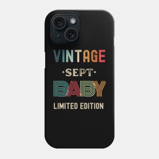 Vintage Limited Edition September Birthday Gift Phone Case