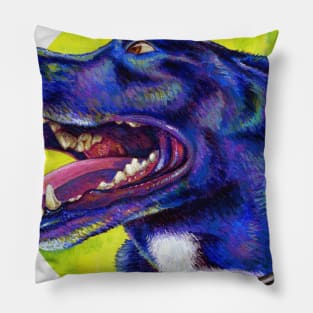 Jubilation Colorful Black Lab Dog Pillow