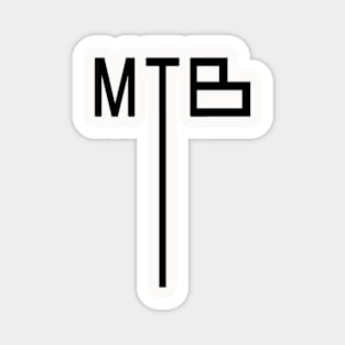 MTB logo /cycling Magnet