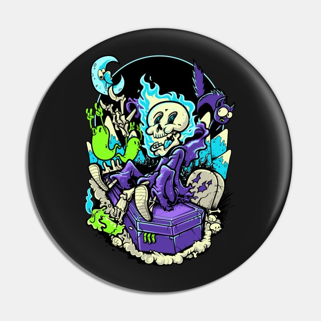 Coffin Rider Pin by Kensuke