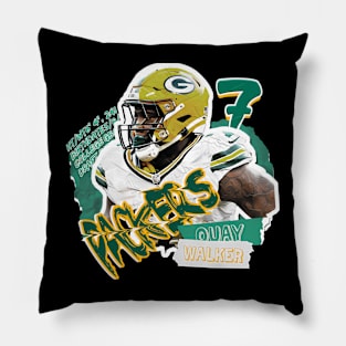 Quay Walker Football Tapestry Pillow