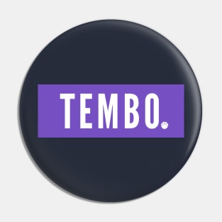 purple TEMBO logo Pin