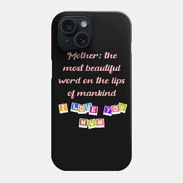 mothers day Phone Case by Mdath