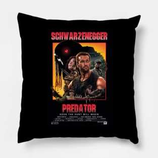 Predator Alternate Movie Poster Design Pillow