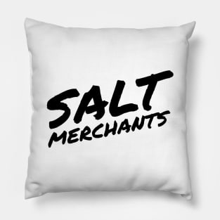 Salt Merchants Marker Logo - Black Pillow