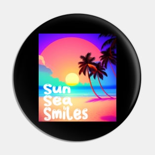 Sun, Ses, Smiles Pin