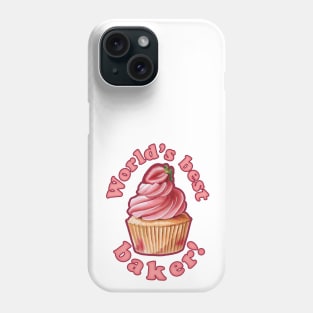 world's best baker Phone Case