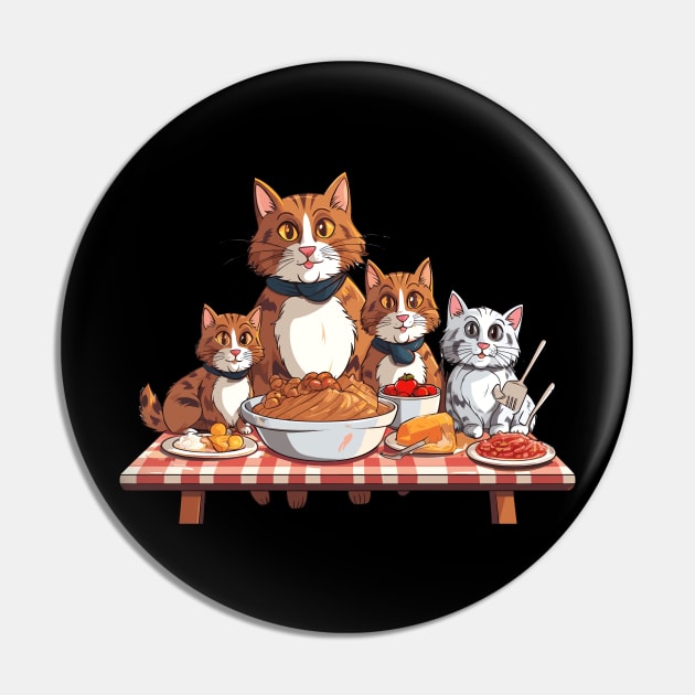 Cats celebrating thanksgiving Pin by Graceful Designs