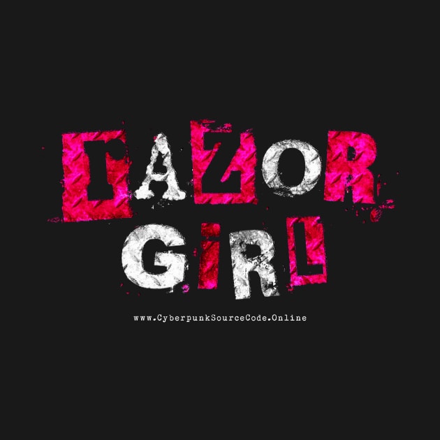 Razor Girl Logo Tee by Cultural Barbwire