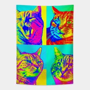 Tabby Pop Art - Cat Lover Gift Tapestry