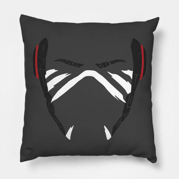 Doomfist Typography Pillow by CaffeinatedRoman