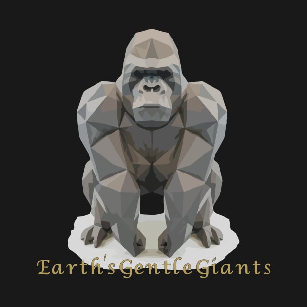 Earth's Gentle Giants, Gorilla by pmArtology