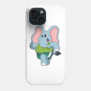 Elephant at Running Phone Case