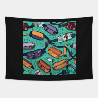 Fanny Pack Belt Bag Athletic Training Seamless Pattern Tapestry