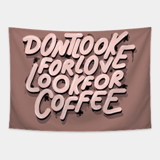 COFFEE LOVERS Tapestry