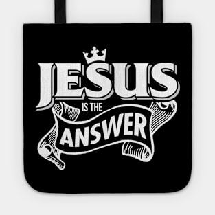 Jesus is the Answer' Christian Gift Tote