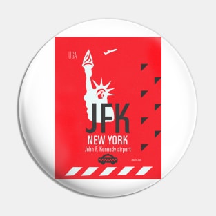 JFK airport RED Pin