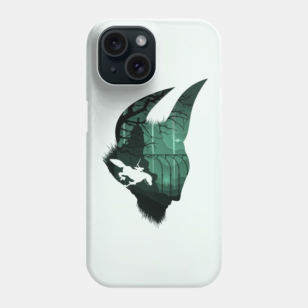 Shadow of the Colossus - Dormin silhouette Phone Case by Mandos92