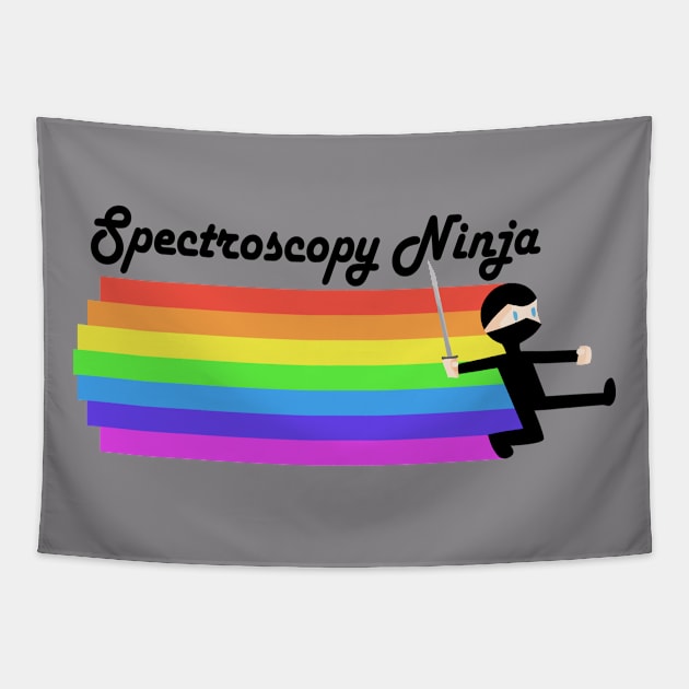 Spectroscopy Ninja Tapestry by Spectroscopy Ninja