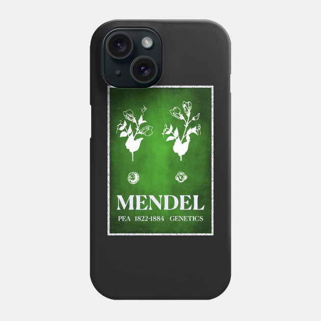 Gregor Mendel Pea and Genetics Phone Case by labstud